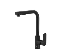 CALA L SPOUT PULL OUT SINK MIXER MATT BLACK