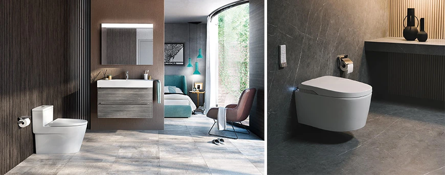 انتخاب توالت فرنگی و فلاش‌تانک